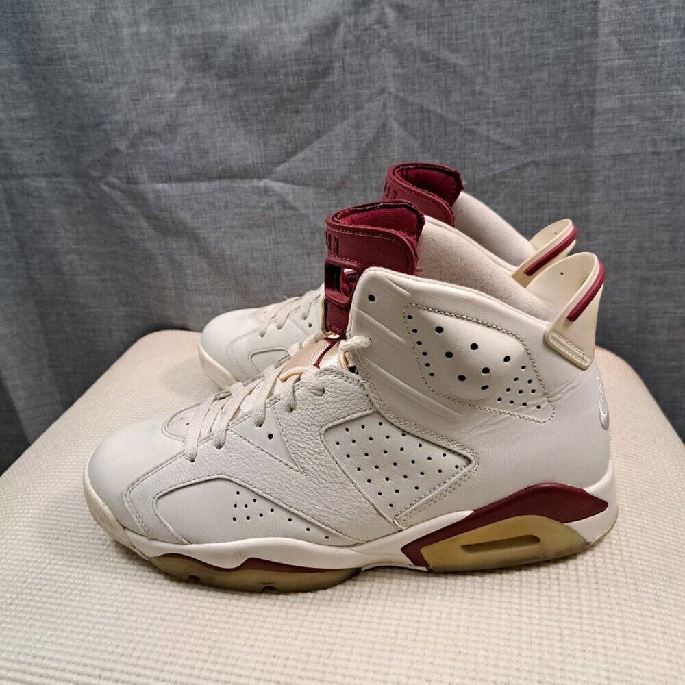 %Nike Air Jordan 6 Retro Maroon Men Size 10.5 / AJ26